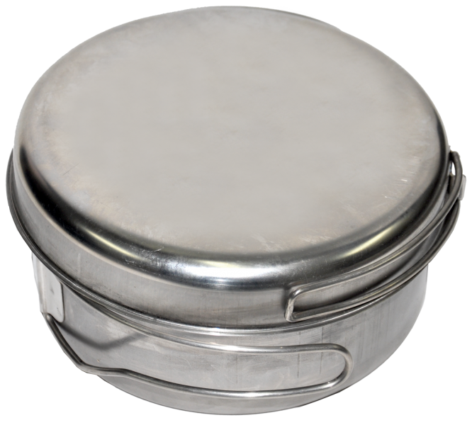 Набор посуды для офицера (сталь) Роза Ветров