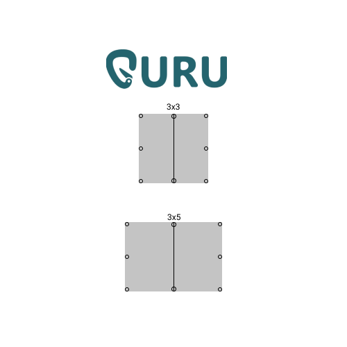 Тент Guru 3х3 м, GURU